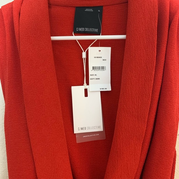 C/MEO Collective Asymmetrical Wrap Dress - Picture 3 of 3